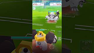 Mega Aggron VS Melmetal PVP Steel Battle in pokemongo [upl. by Nasia152]