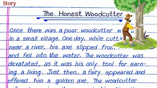 The Story of an Honest Woodcutter in English  Honest is the best Policy [upl. by Haleigh]