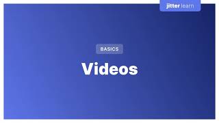 Jitter Basics Adding and Animating Videos [upl. by Yrrep]