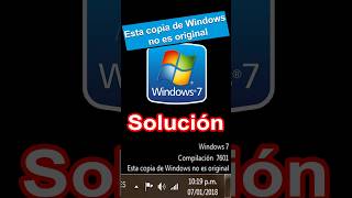 ACTIVAR WINDOWS 7 shorts [upl. by Aynat727]