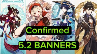 FinallyConfirmed 52 BANNERS phase 1 amp phase 2genshin impact [upl. by Patti]