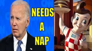 DELAYED Biden quotFussyquot Big Boy Press Conference Pushed Back [upl. by Eatton]