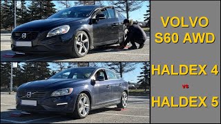 SLIP TEST  HALDEX 4 vs HALDEX 5  Volvo S60 T6 T5 AWD  4x4testsonrollers [upl. by Tsugua]