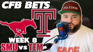 SMU vs Temple College Football Picks Week 8 Predictions  The Sauce Network  Kyle Kirms 1020 [upl. by Avah]