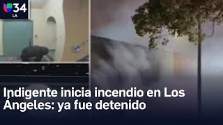 Indigente es arrestado por causar incendios en Los Ángeles comunidad dice que el problema es común [upl. by Sidnak]