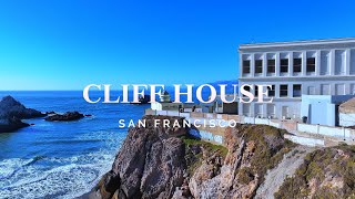 quotSoar above the iconic Cliff House in San Francisco with this breathtaking 4K Drone footage [upl. by Calvinna]