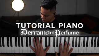 Derramo El Perfume Tutorial de Piano  Montesanto ft Averly Morillo [upl. by Nhor]