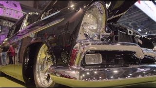 Bobby Alloways 1955 Plymouth Savoy at SEMA 2017 [upl. by Layap521]