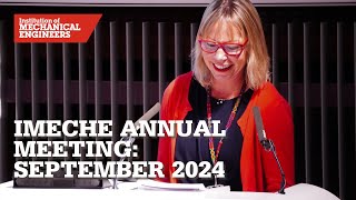 IMechE Annual Meeting September 2024 [upl. by Jowett87]