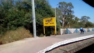 Skipping Akurdi Railway Station Daund  Indore Express [upl. by Seuqirdor926]