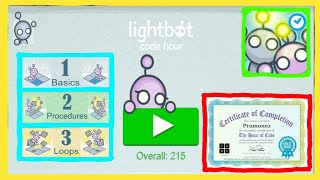 Lightbot Code Hour  All Levels BASICS PROCEDURES amp LOOPS [upl. by Hun]