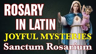 Rosary In Latin Joyful Mysteries ✝︎ Sanctum Rosarium Mystéria Gaudiósa [upl. by Atteiluj]