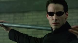 Neo vs Smith clones part 2  the Matrix reloaded open matte [upl. by Nawram]