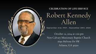 Celebrating The Life amp Legacy of Robert Kennedy Allen [upl. by Auqinaj]