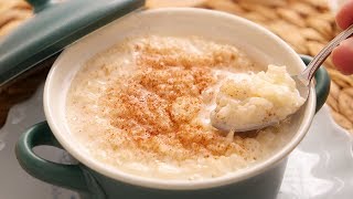 Arroz con Leche súper Rápido en sólo 15 minutos muy Cremoso y Sin Báscula [upl. by Merle274]