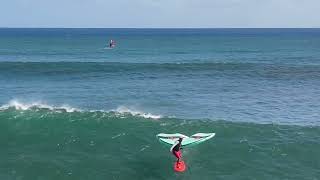 Epic wing foil surfing kauai ft Makalii riding fone sk8 [upl. by Woodhouse]