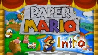 Paper Mario N64  Intro [upl. by Afrika608]