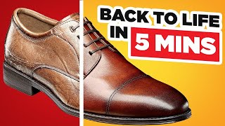 Bring Your Dress Shoes Back To Life  No More Creases amp Scuff Marks [upl. by Akit]