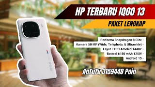 HP Gaming Terbaru iQOO 13 Snapdragon 8 Elite dengan Kamera Berkualitas [upl. by Vez]