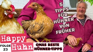 Hühnerhaltung Die besten Tipps aus Großmutters Zeiten Glucke  Küken  Futter HAPPY HUHN E23 [upl. by Attenborough]