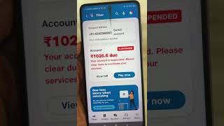 Jio air fiber postpaid connection bill not paid [upl. by Odranar]