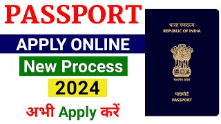 Passport Apply Online 2024  How to apply for Passport online  Passport Kaise banaye online [upl. by Talanian710]