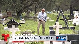 El lujoso panteón de los narcos en Sinaloa México  Noticiero  Noticias Telemundo [upl. by Rocco]