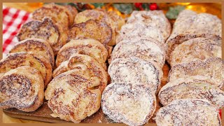 COMO FAZER A MELHOR RABANADA DE NATAL  Receitas de Natal [upl. by Icnan333]