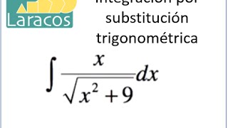 Integracion por substitucion trigonometrica ejemplo 4 [upl. by Turley]