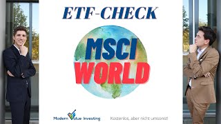 MSCI World der ETFCheck by Modern Value Investing [upl. by Leonora]