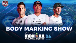 Body Marking Show  2024 VinFast IRONMAN World Championship Kona Mens Edition [upl. by Selry345]