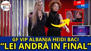 🚨 BEATRICE LUZZI AL GRANDE FRATELLO VIP ALBANIA quotHEIDI BACI ANDRÀ IN FINALEquot 🤯 [upl. by Raclima]