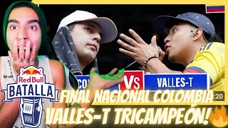 VALLEST TRICAMPEÓN🔥 VALLEST VS COLOSO FINAL REACCIÓN  REDBULL COLOMBIA NACIONAL 2024 [upl. by Airom]