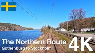 4K CABVIEW The Northern Route Gothenburg to Stockholm via Västerås [upl. by Service336]