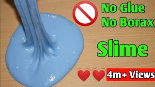 How To Make Slime Without Glue Or Borax l How To Make Slime With Flour and Sugar l DIY No Glue Slime [upl. by Kev]