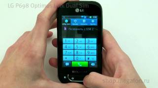 LG P698 Optimus Link Dual Sim [upl. by Neenwahs]