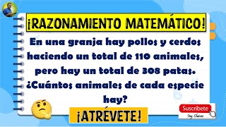 😱​🚨​​​​ ¡RAZONAMIENTO MATEMÁTICO  LA GRANJA matemáticas 🚨​🤔 [upl. by Anya955]