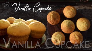 VANILLA CUPCAKES  Perfect cupcake recipe  Easy Recipe  Home Chef Journal [upl. by Owens]