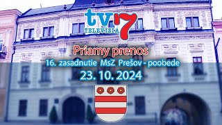 16 zasadnutie MsZ Prešovpoobede [upl. by Vernor]