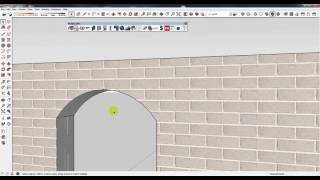 Creating an Arch Opening In PlusSpec and SketchUp [upl. by Corette]