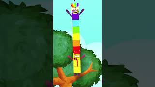 ZURÜCK IN DIE SCHULE Von 1 bis 10 zählen  Teil 2  Numberblocks Deutsche shorts [upl. by Atiuqehs]