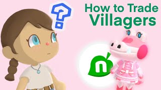 How to Trade Villagers Through Nookazon [upl. by Raquela74]