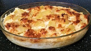 gratin pomme de terre غراتان بطاطا سريع للعاملات خاصة [upl. by Shipley]