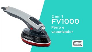 FV1000  FERRO E VAPORIZADOR BLACKDECKER [upl. by Nylecsoj]