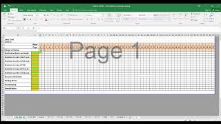 How to make GANTT CHART SECRET IN EXCEL  Tutorial [upl. by Nnav]