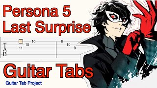 Persona 5 Last Surprise Guitar Tutorial Tabs [upl. by Debee]