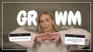 GET READY WITH ME │Svarar på era frågor [upl. by Ahsienaj]