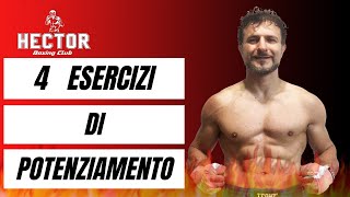 4 Esercizi di potenziamento per la Boxe [upl. by Llekram479]