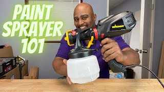 HOW TO USE A PAINT SPRAYER FOR BEGINNERS [upl. by Cecilla]