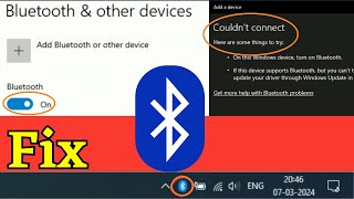 Windows 10 Bluetooth Not Working 4 Simple Methods [upl. by Lehman897]